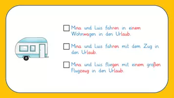 Vorschau - Fördermaterial/Inklusion - Leserätsel Sommerferien interaktiv - Seite 1