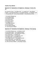 Vorschau - Arbeitsblätter - Spanisch A1 Substantive und Adjektive Kleidung - m. Lösung - Deckblatt