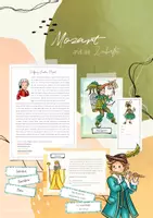Vorschau - Unterrichtsreihen - Wolfgang Amadeus Mozart und die Zauberflöte - Deckblatt