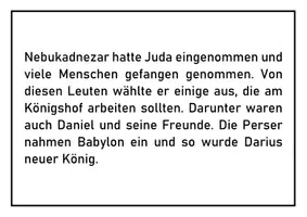 Vorschau - Bildkarten - Daniel in der Löwengrube - Bild- und Textkarten - Seite 2