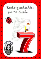 Vorschau - Arbeitsblätter - Rechengeschichten 7er Reihe - Deckblatt