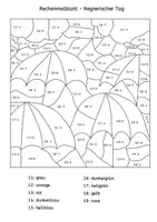 Vorschau - Arbeitsblätter - Rechenmalblätter ZR20 - Deckblatt
