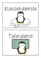 Vorschau - Poster - Klassendienste Pinguin - Seite 2