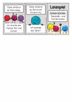 Vorschau - Spiele - Lesespiel Farben mischen (Sekundärfarben, Tertiärfarben) - Seite 1