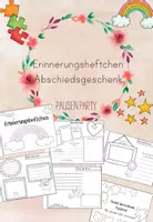 Vorschau - Arbeitsblätter - Erinnerungsheftchen, Abschiedsgeschenk - Deckblatt