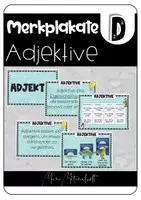 Vorschau - Poster - Merkplakate / Merkposter Adjektive - Deckblatt