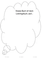 Vorschau - Arbeitsblätter - Vorlagen Leserolle Büchervorstellung Klasse 2 - Seite 1