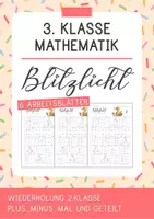 Vorschau - Arbeitsblätter - Blitzlicht 1 - Rechenfrühstück: Wiederholung der 2. Klasse - Deckblatt