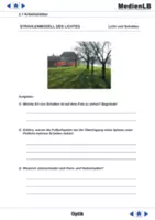 Vorschau - Arbeitsblätter - Strahlenmodell (Optik - Eigenschaften des Lichtes) - Seite 2
