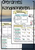 Vorschau - Arbeitsblätter - Operantes Konditionieren - Psychologie - Deckblatt