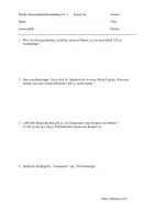 Vorschau - Arbeitsblätter - Aufgaben zur Energie und zur Wärme - Deckblatt