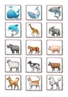 Vista previa - Tarjetas / Manipulativos - Cards to find partners / groups (cooperative Learning) - página 1