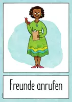 Vista previa - Juegos / Gamificación - Tägliche Aktivitäten PAKET - Bildkarten / Flashkarten und Domino Spiel - página 2