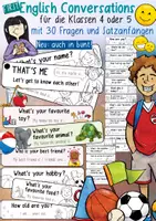 Vista previa - Manualidades / Dibujos para colorear - That's Me - First Conversation Questions Fan - Portada