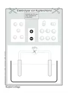 Vorschau - Arbeitsblätter - Arbeitsblatt: Elektrolyse von Kupferchlorid (Lösung, Alternative) - Deckblatt