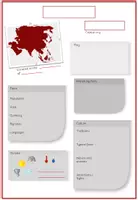 Vista previa - Hojas de trabajo - Countries around the World: Profiles (differentiated material) - página 3