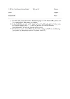 Vorschau - Arbeitsblätter - Aufgaben zur Beschleunigung - Deckblatt