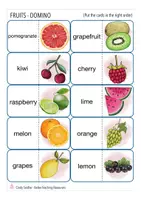 Vista previa - Juegos / Gamificación - FRUITS domino English / Inglés - página 2