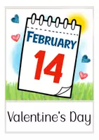 Vista previa - Tarjetas / Manipulativos - Valentine's Day flash cards English / Inglés - página 1