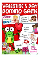 Vista previa - Juegos / Gamificación - Valentine's Day domino English / Inglés - Portada