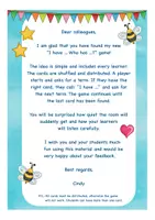 Vista previa - Juegos / Gamificación - Valentine's Day game English / Inglés (I have... who has...?) - página 1
