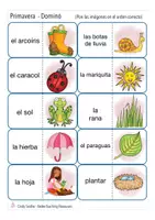 Vista previa - Juegos / Gamificación - PRIMAVERA domino Español / E.L.E. - página 2