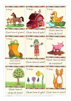 Vista previa - Juegos / Gamificación - Yo tengo, quien tiene En el campo / rancho Español/ E.L.E - página 3