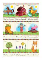 Vista previa - Unidades / Secuencias / Situaciones de Aprendizaje - FARM ANIMALS game - I have, who has? English / Inglés - página 3