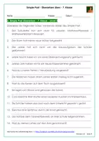 Vorschau - Arbeitsblätter - Simple Past Übungen mit Lösungen für die 7. Klasse - Übersetzen üben - Seite 3