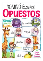 Vista previa - Juegos / Gamificación - OPUESTOS domino juego Español / E.L.E. - Portada