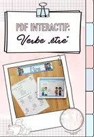 Vista previa - Unidades / Secuencias / Situaciones de Aprendizaje - PDF interactivo/ Hoja de trabajo: El verbo "être" - Portada