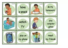 Vista previa - Juegos / Gamificación - Inglés ESO – Juego “Memorize It!”: rutinas diarias | daily routines - página 2