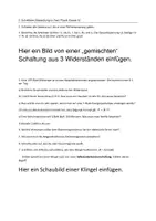 Vorschau - Arbeitsblätter - Aufgaben zu Schaltungen 2 - Deckblatt