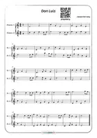 Vista previa - Juegos / Gamificación - Catalan Folk Song for 2 GUITARS Don Luis | Beginner | Notes & TAB - página 2
