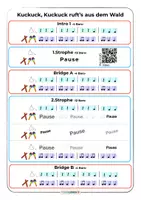 Vista previa - Tarjetas / Manipulativos - Boomwhackers Body Percussion Percusión corporal and More • Class Music Making • Cuckoo - página 2