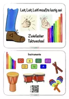 Vista previa - Juegos / Gamificación - Class Music Making Percusión corporal Boomwhackers: Time Change ”Zwiefacher Leit Leit” l German Folk - página 2