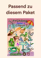 Vista previa - Unidades / Secuencias / Situaciones de Aprendizaje - Frühling Handgezeichnet-Clipart Paket 1 Wasserfarbe Effekt - página 3