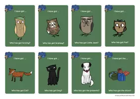 Vista previa - Unidades / Secuencias / Situaciones de Aprendizaje - Brown Owl's Birthday Tea - I HAVE GOT ... WHO HAS GOT ...? - página 2