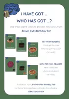 Vista previa - Unidades / Secuencias / Situaciones de Aprendizaje - Brown Owl's Birthday Tea - I HAVE GOT ... WHO HAS GOT ...? - Portada