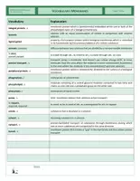 Vista previa - Hojas de trabajo - CLIL - Vocabulary - Membranes - página 2