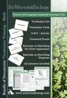 Vista previa - Hojas de trabajo - CLIL - Vocabulary Training - Birds - Portada
