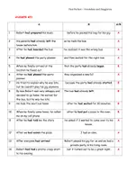 Vista previa - Hojas de trabajo - Past Perfect - enseñanza de gramática inductiva - clase de inglés - página 3