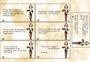 Vista previa - Unidades / Secuencias / Situaciones de Aprendizaje - Shakespeare - Conversation Starter - Speaking Prompts - Stop and Swap Cards - página 3