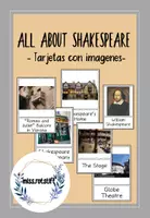 Vista previa - Tarjetas / Manipulativos - Shakespeare - Tarjetas con imágenes - picture cards - Portada
