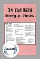 Aperçu - Autre type de ressources - Interview Questions - Oral Exam - speaking activity - Page de couverture