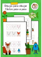 Vista previa - Manualidades / Dibujos para colorear - Dibujos para dibujar fáciles paso a paso - Portada