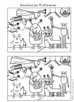 Vista previa - Manualidades / Dibujos para colorear - Hojas de trabajo de búsqueda monstruosa - página 2
