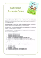Vista previa - Unidades / Secuencias / Situaciones de Aprendizaje - Colors & Shapes - Velcros and Worksheets - página 1