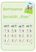 Vista previa - Unidades / Secuencias / Situaciones de Aprendizaje - Velcro: Pattern Activity "Pony" - página 1