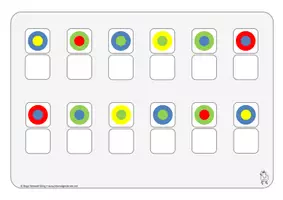 Vista previa - Unidades / Secuencias / Situaciones de Aprendizaje - Velcro: Matching Discs (free copy) - página 3